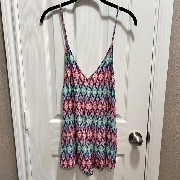 VICTORIA'S SECRET Multi-Colored Bikini Romper Cover-up - Picture 1 of 5